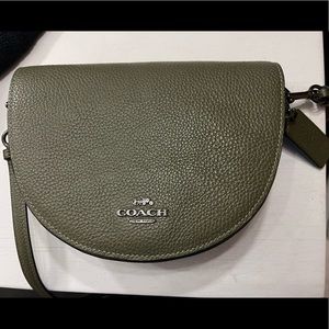 Reserved for Sylentrends COACH mini crossbody and grey sweat pants